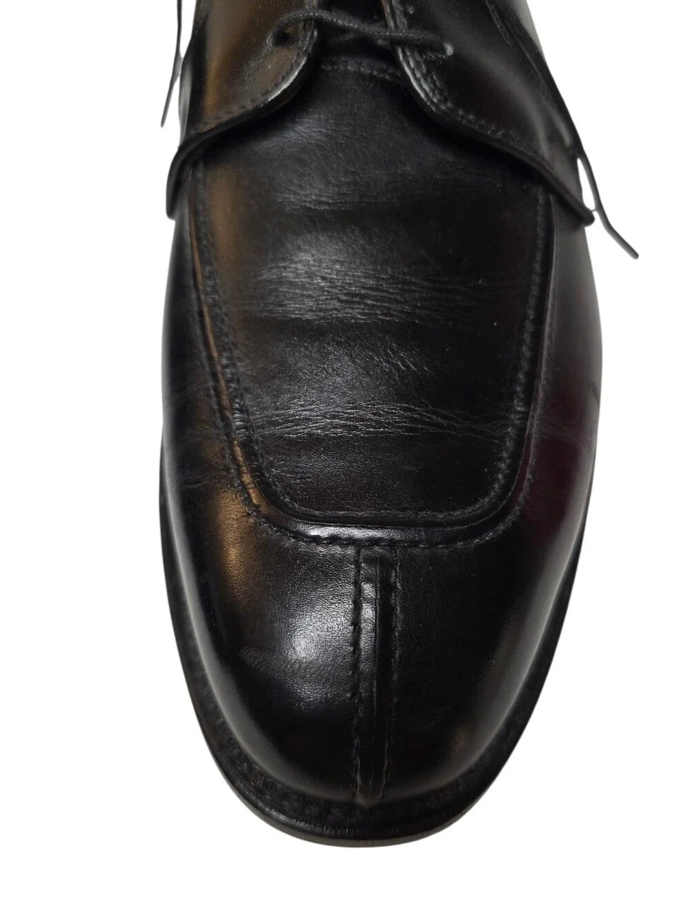 Allen Edmonds Classic Hancock Black Leather Split Toe Derby Mens Shoes Size 11.5